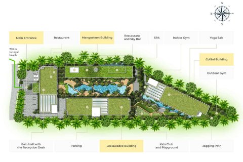 Condo in Bang Tao, Thailand, 2 bedrooms  № 170087 - photo 19