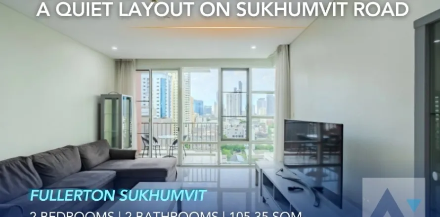 Кондоминиум с 2 спальнями в Ваттхане, Бангкок, Таиланд № 214288