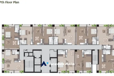 Eigentumswohnung in Watthana, Bangkok, Thailand, 1 Schlafzimmer  № 218586 - Foto 25