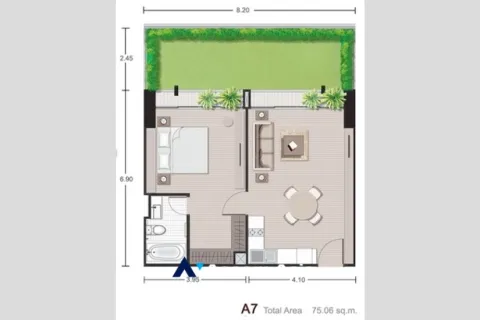 Eigentumswohnung in Watthana, Bangkok, Thailand, 1 Schlafzimmer  № 218586 - Foto 30
