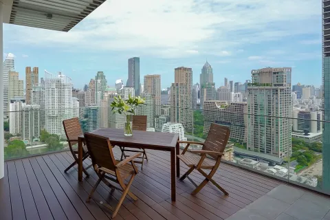 Кондоминиум с 3 спальнями в Патхум Ване, Бангкок, Таиланд № 153534 - фото 5