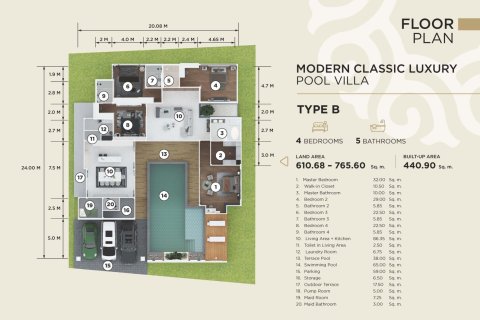 Вилла в Пхукете, Таиланд с 4 спальнями № 166055 - фото 15