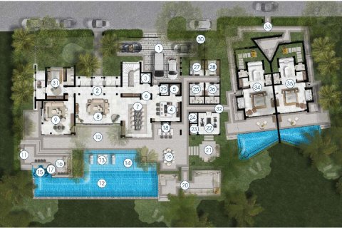 Villa in Phuket, Thailand 5 bedrooms № 166050 - photo 17