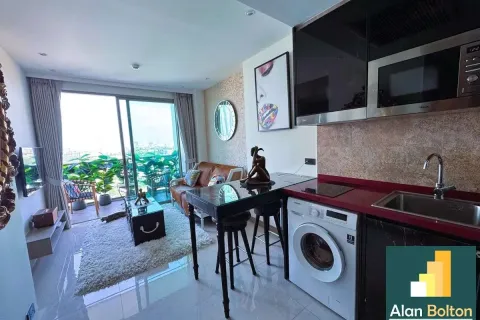Condominio de 1 dormitorio en Jomtien Beach, Pattaya, Tailandia № 211284 - foto 3