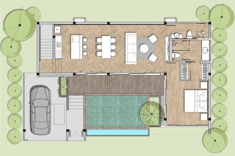 Вилла в Банг Тао, Таиланд с 4 спальнями № 166902 - фото 24