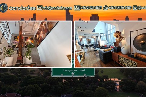 คอนโดมิเนียมในปทุมวัน, กรุงเทพฯ, ประเทศไทย, 3 ห้องนอน № 201199