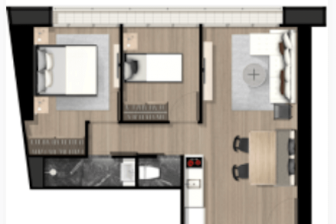 Condo à Bangkok, Thaïlande, 2 chambres  № 183312 - photo 12