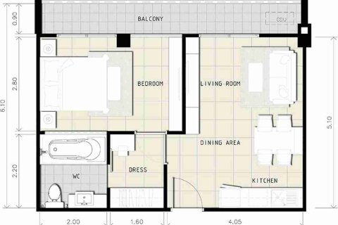 Condo in Bangkok, Thailand, 1 bedroom № 183308 - photo 13