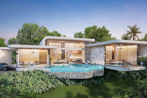 Вилла в Самуи, Таиланд с 3 спальнями  № 166089