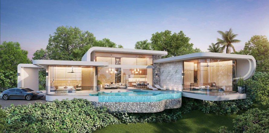 Villa à Ko Samui, Thaïlande 3 chambres № 166089