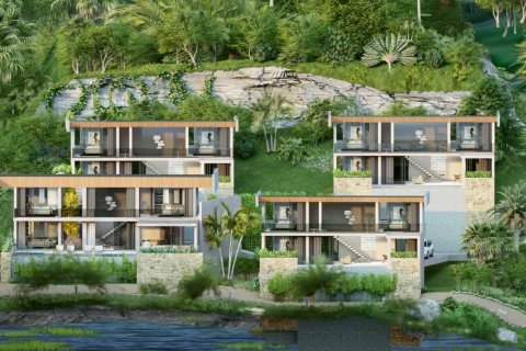 Villa in Koh Pha Ngan, Thailand 3 Schlafzimmer № 166087 - Foto 8