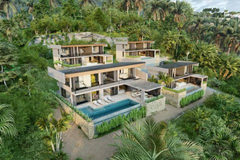 Villa in Koh Pha Ngan, Thailand 3 Schlafzimmer № 166088 - Foto 12