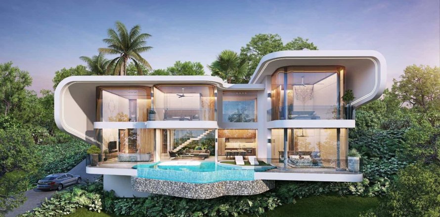 Вилла в Самуи, Таиланд с 3 спальнями № 166090