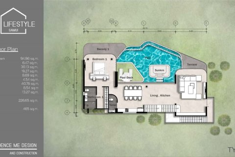 Вилла в Самуи, Таиланд с 3 спальнями № 166090 - фото 11