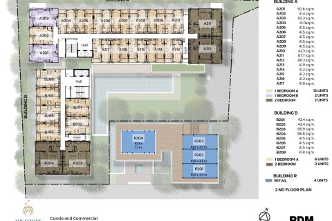 Condo à Bang Tao, Thaïlande, 2 chambres  № 166731 - photo 11