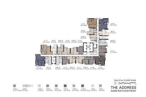 Condo à Bangkok, Thaïlande, 2 chambres № 166734 - photo 14