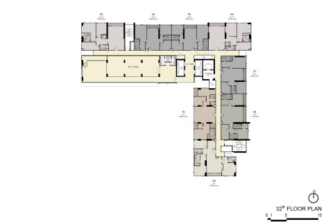 Penthouse in Bangkok, Thailand 3 bedrooms № 165296 - photo 10