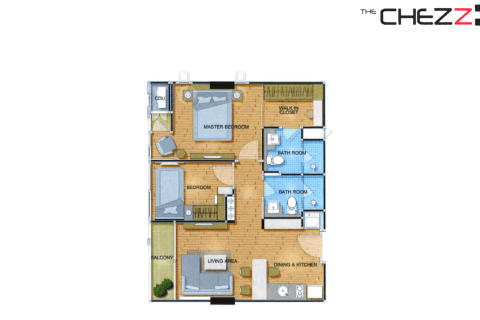 Condo in Pattaya, Thailand, 2 bedrooms  № 184123 - photo 20
