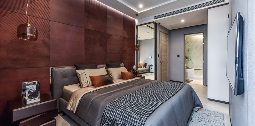 คอนโดมิเนียมในกรุงเทพฯ, ประเทศไทย, 1 ห้องนอน № 186101
