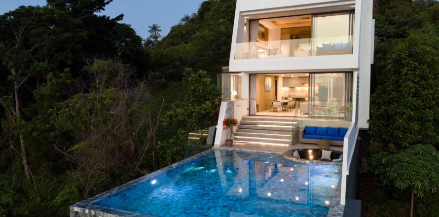 Villa à Ko Samui, Thaïlande 6 chambres № 165689