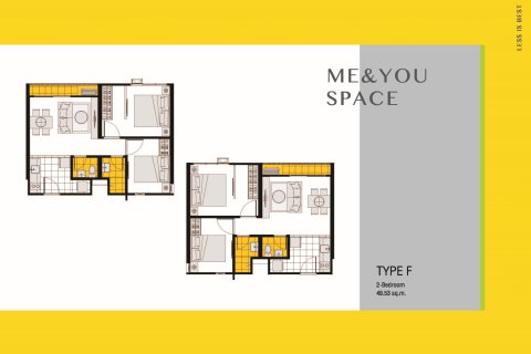 Condo à Bangkok, Thaïlande, 2 chambres  № 165688 - photo 12