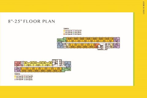 Condo à Bangkok, Thaïlande, 2 chambres  № 165687 - photo 13