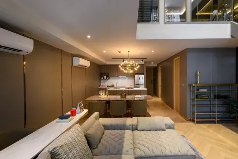 Кондоминиум с 2 спальнями в Ваттхане, Бангкок, Таиланд № 146029 - фото 3