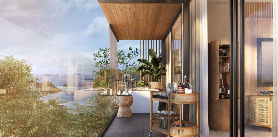 อพาร์ตเมนต์ใน Ascott Abov Patong, ตำบลกะทู้, ประเทศไทย 1 ห้องนอน № 194760