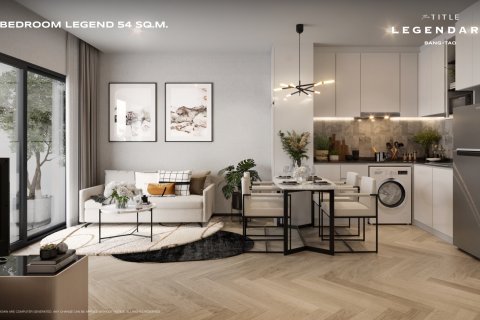 Квартира в Паттайе, Таиланд с 2 комнатами  № 135363 - фото 3