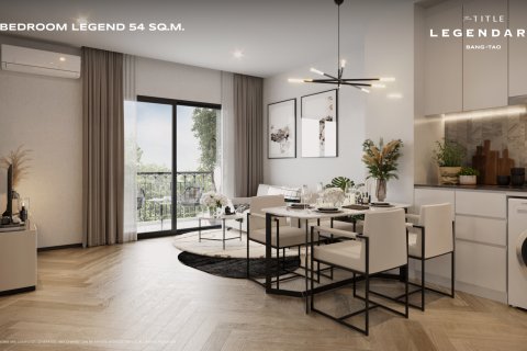 Квартира в Паттайе, Таиланд с 2 комнатами  № 135363 - фото 2