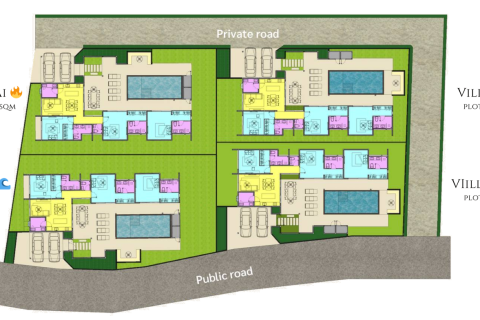 Penthouse in Ko Samui, Thailand 3 bedrooms № 172485 - photo 9