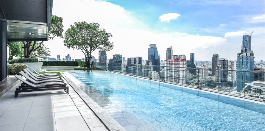 Condo à Bangkok, Thaïlande, 1 chambre № 185485
