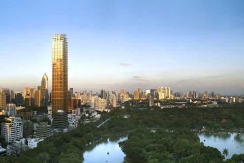 Кондоминиум с 2 спальнями в Патхум Ване, Бангкок, Таиланд № 146678 - фото 1