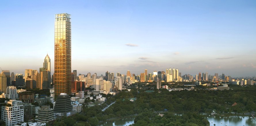 Кондоминиум с 2 спальнями в Патхум Ване, Бангкок, Таиланд № 146678