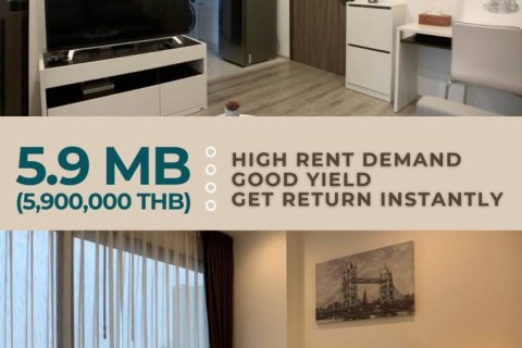 Студия в кондо в Хуай Кванге, Бангкок, Таиланд № 158361