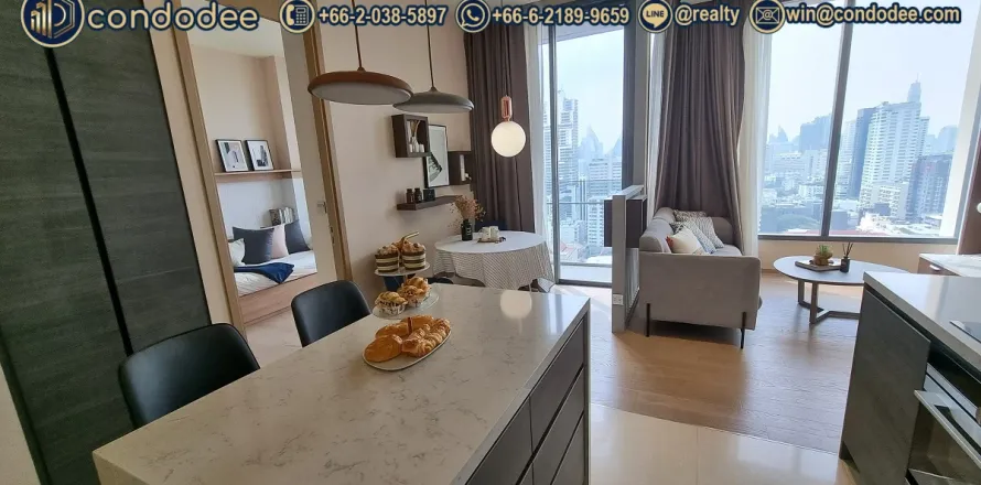 Condo à Watthana, Bangkok, Thaïlande, 2 chambres № 200600