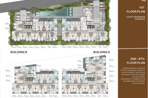 Condo à Pattaya, Thaïlande, 1 chambre  № 146482 - photo 6