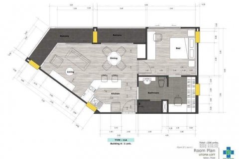 Studio in the Condo in Phuket, Thailand  № 140157 - photo 10