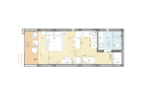 วิลล่าในเกาะพะงัน, ประเทศไทย 1 ห้องนอน № 203563 - รูปถ่าย 12