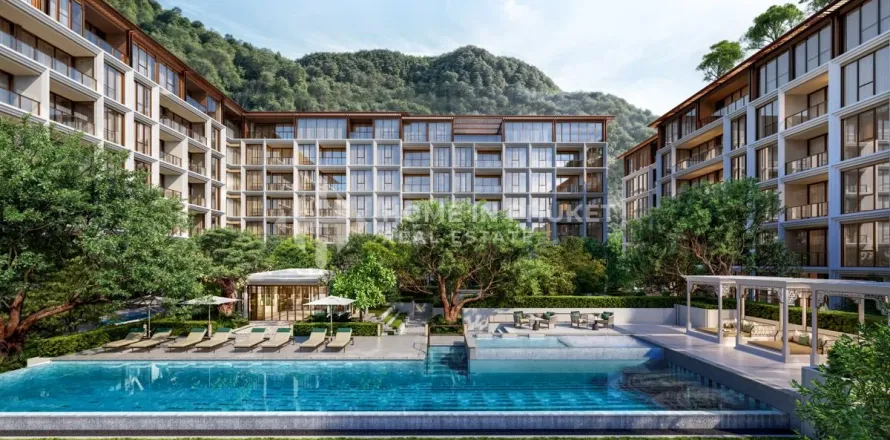 Condo à Kamala, Thaïlande, 1 chambre  № 167026