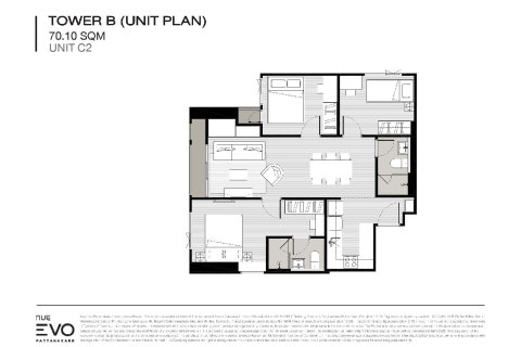 Condo à Bangkok, Thaïlande, 3 chambres  № 165172 - photo 15
