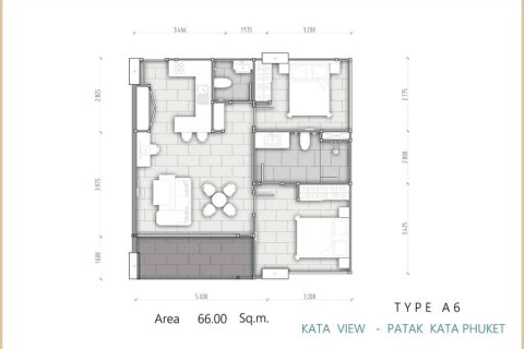 Condo à Kata, Thaïlande, 2 chambres  № 166600 - photo 6