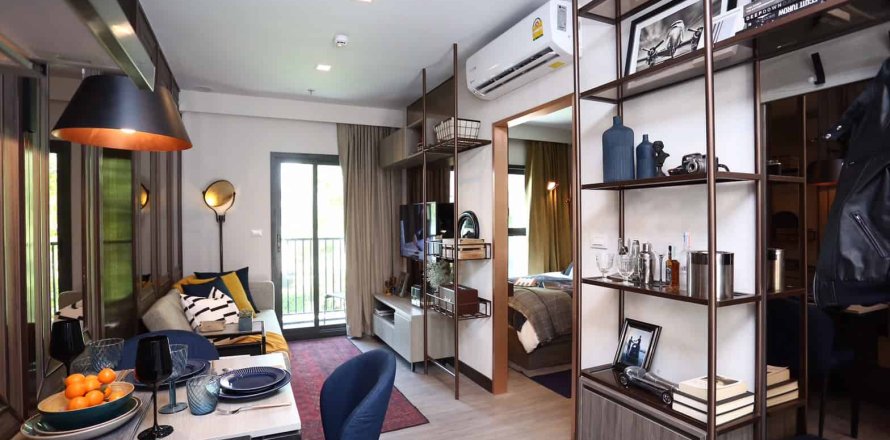 Кондоминиум с 1 спальней в Бангкоке, Таиланд № 166596