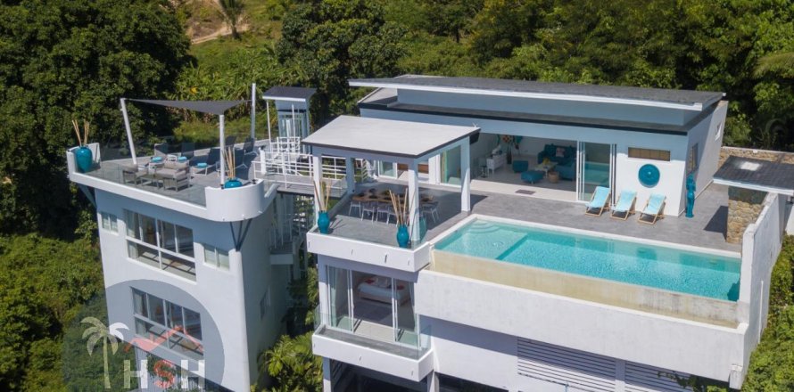 Villa on Chaweng Beach, Ko Samui, Thailand 5 bedrooms № 179989