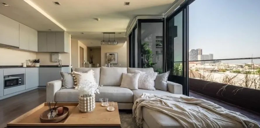 Дуплекс в Пхракханонге, Бангкок, Таиланд с 3 спальнями  № 140357