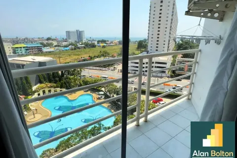 Studio dans le Condo sur Jomtien Beach, Pattaya, Thaïlande  № 211106