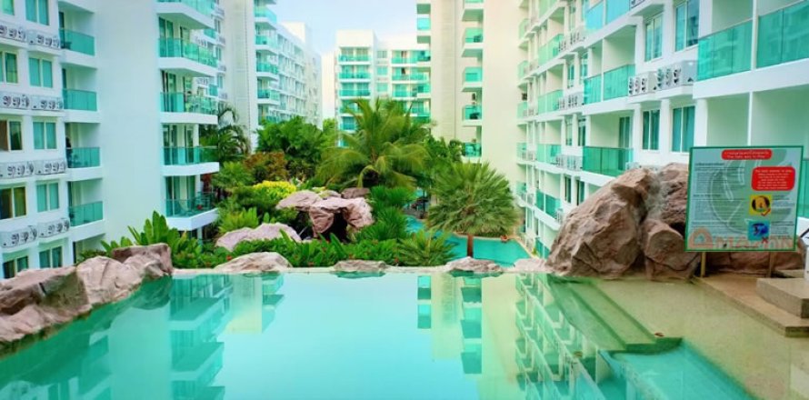 Condo on Jomtien Beach, Pattaya, Thailand, 2 bedrooms  № 176521