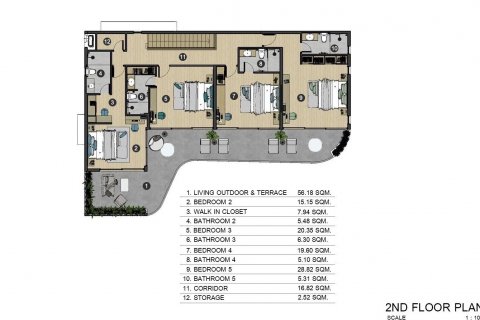 Вилла в Раваи, Таиланд с 5 спальнями  № 69226 - фото 3