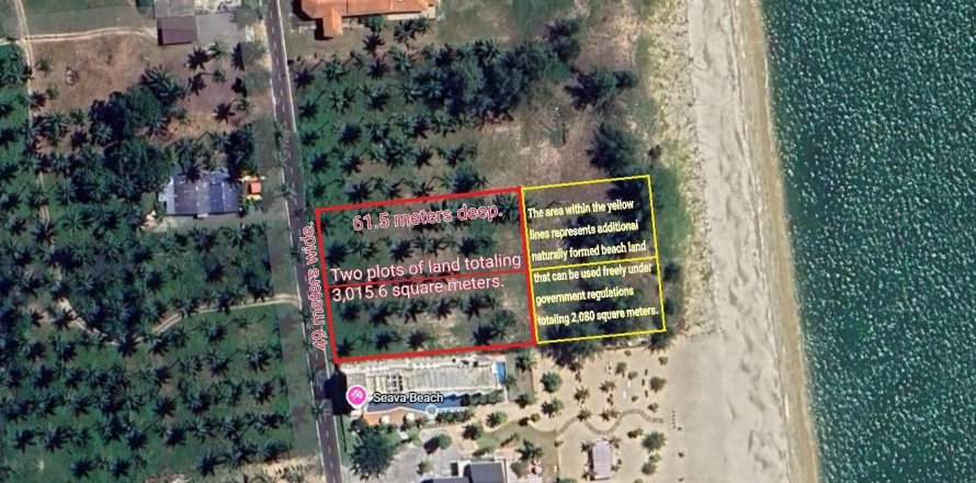 Terrain à Nakhon Si Thammarat, Thaïlande 3015.6 m2 № 159074