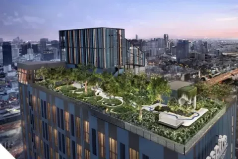 Studio in the Condo in Din Daeng, Bangkok, Thailand  № 136959 - photo 4